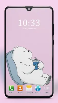 Cute Bear Wallpaper HD android App screenshot 8